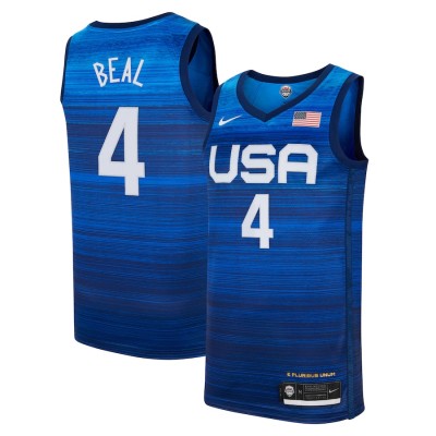 Youth Nike Bradley Beal Navy USA Basketball 2020 Summer Olympics Player Jersey